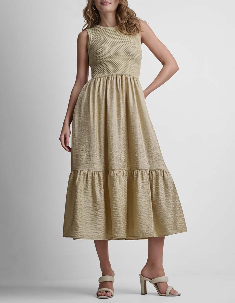 Vestido largo casual Dkny para mujer