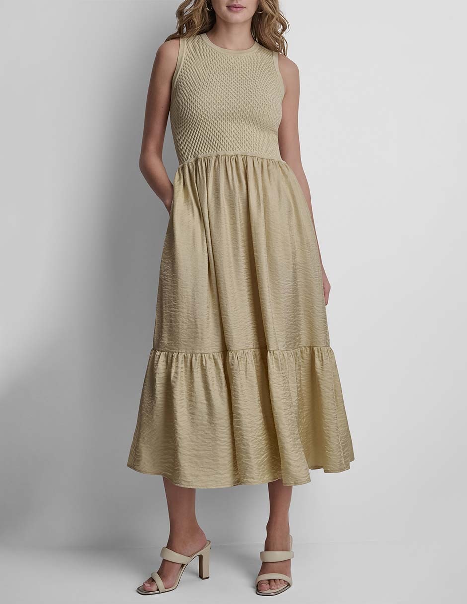 Vestido largo casual Dkny para mujer