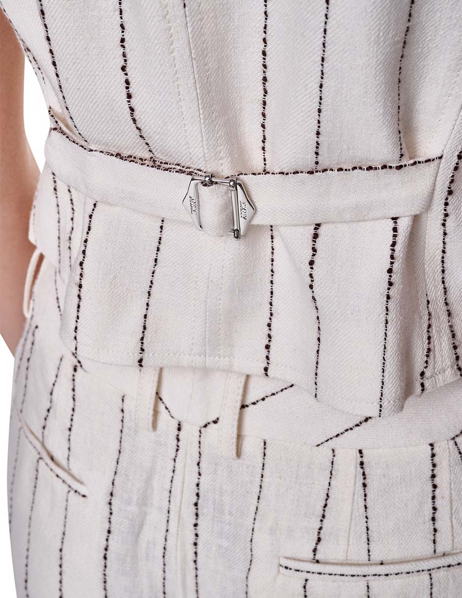 Chaleco de lino para mujer 6