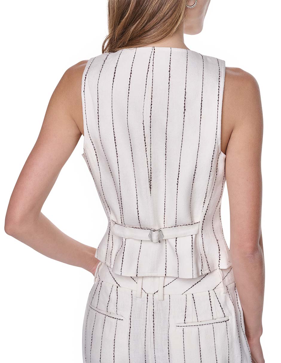 Chaleco de lino para mujer 7