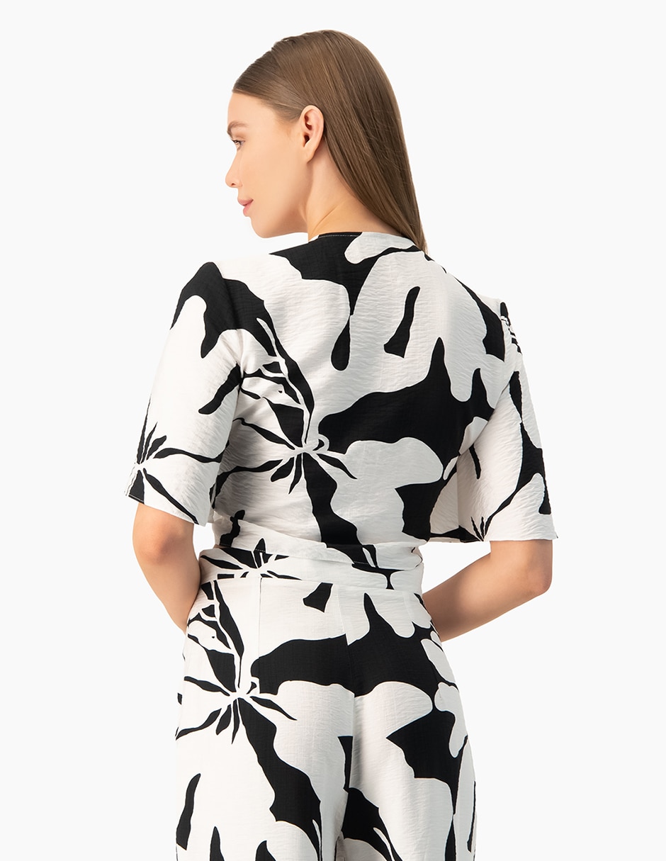 Blusa manga corta para mujer 2