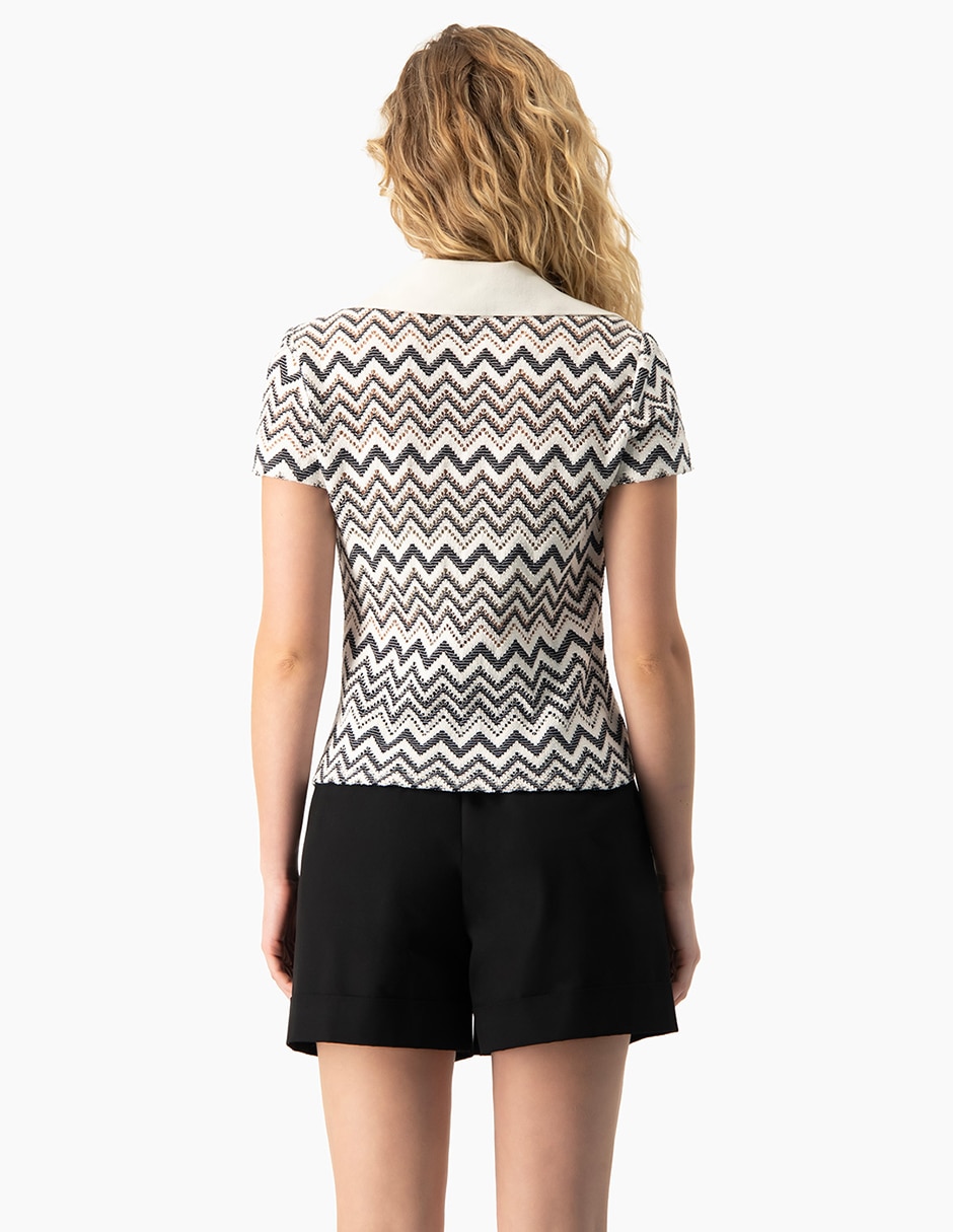 Blusa manga corta para mujer 2