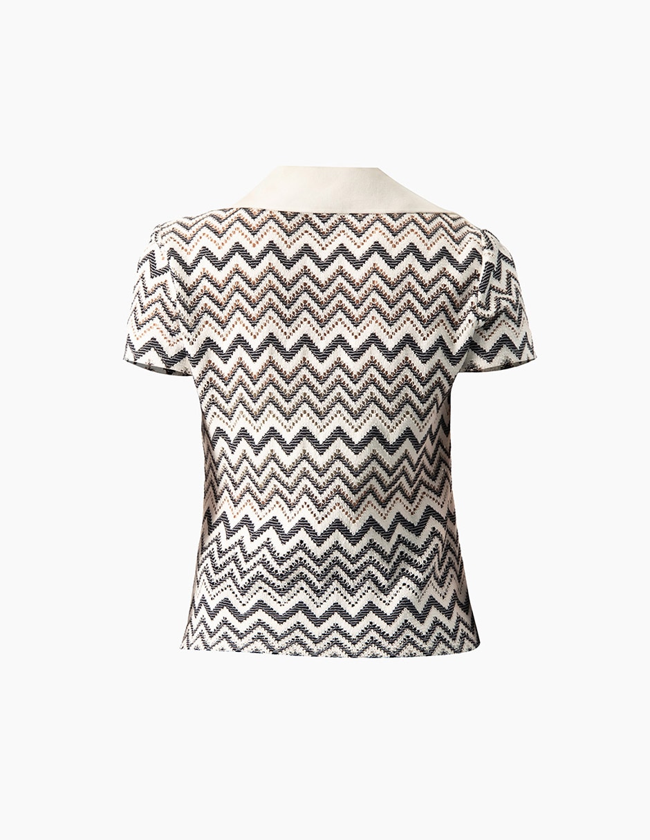 Blusa manga corta para mujer 8