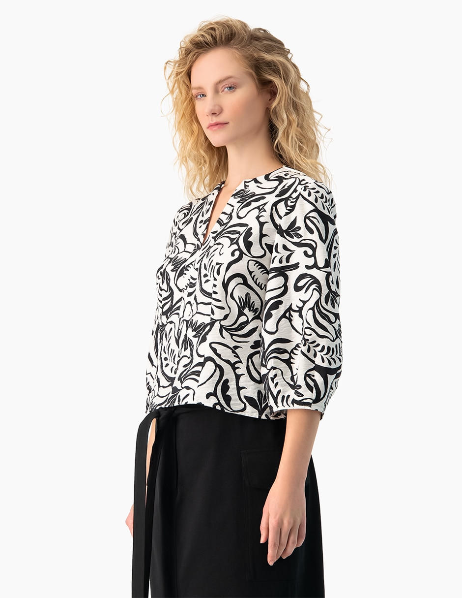 Blusa manga 3/4 para mujer 10