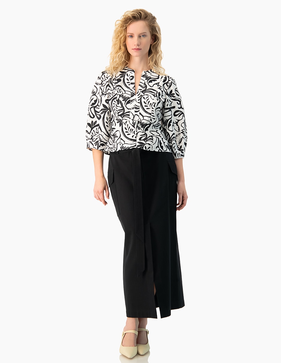 Blusa manga 3/4 para mujer 11