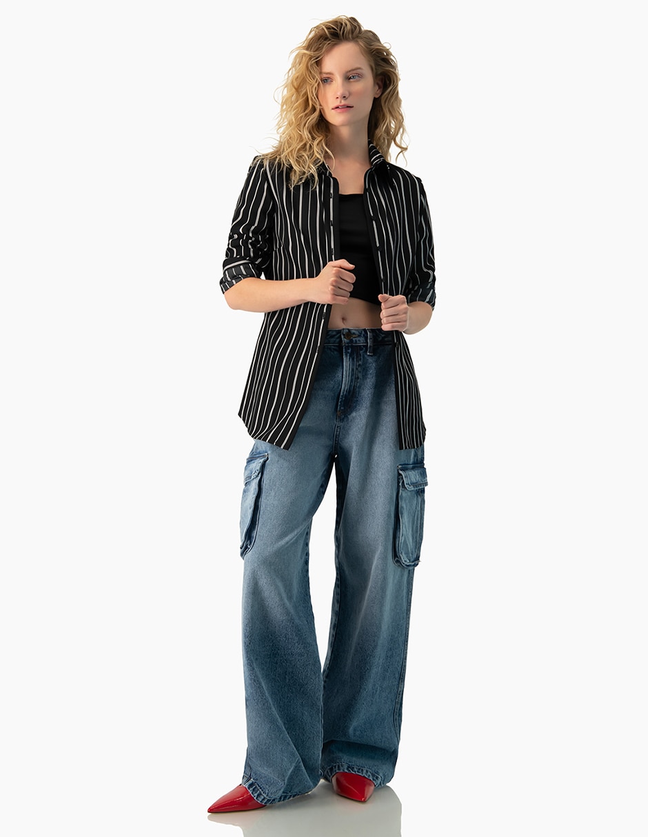 Blusa manga larga para mujer 5