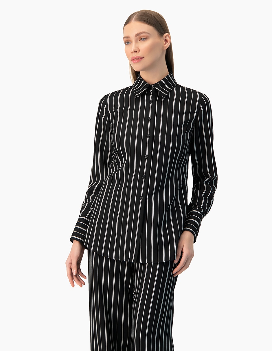 Blusa manga larga para mujer