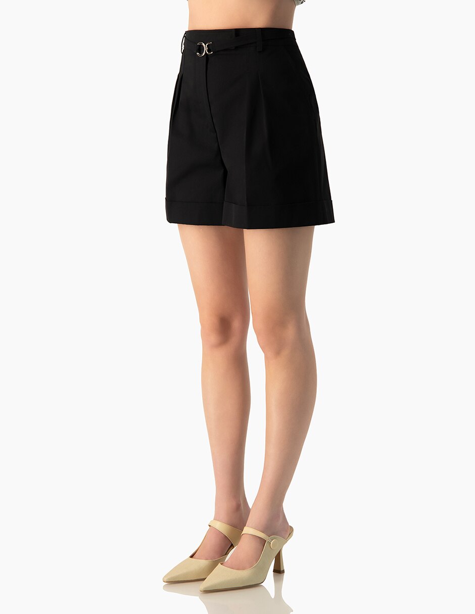 "short/bermuda" ninguno "de" algodón "para mujer" 4