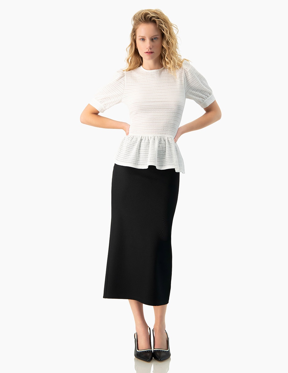 Blusa manga corta para mujer 5