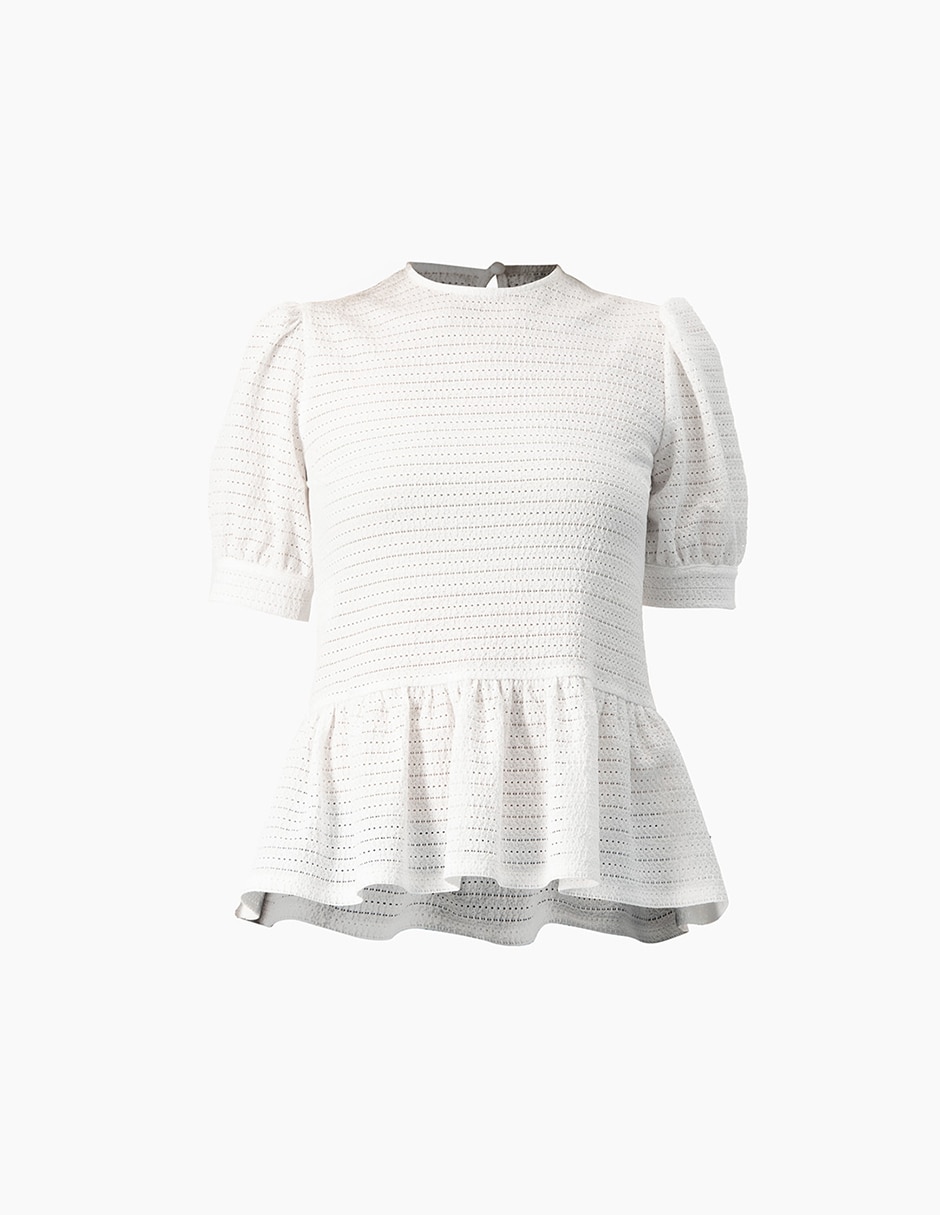Blusa manga corta para mujer 7