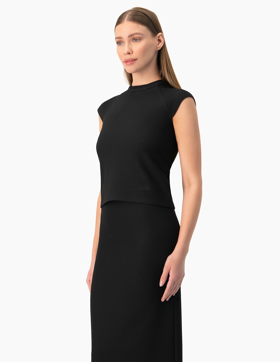Blusa manga corta para mujer 3