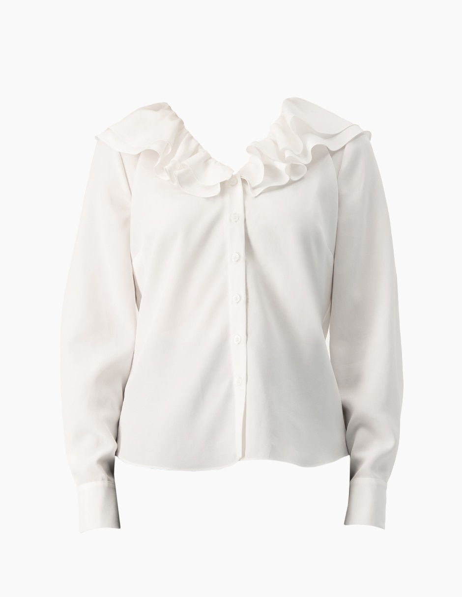 Blusa manga larga para mujer 7