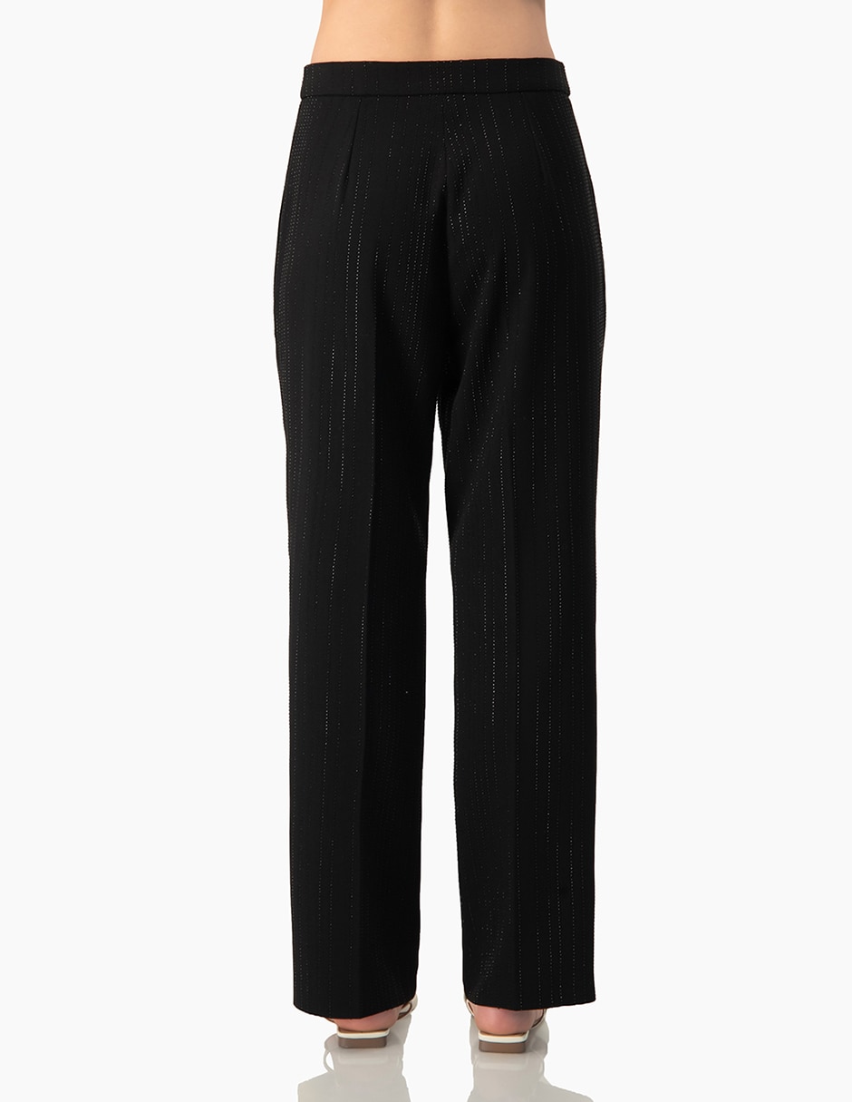 Pantal—n capri recto para mujer 2