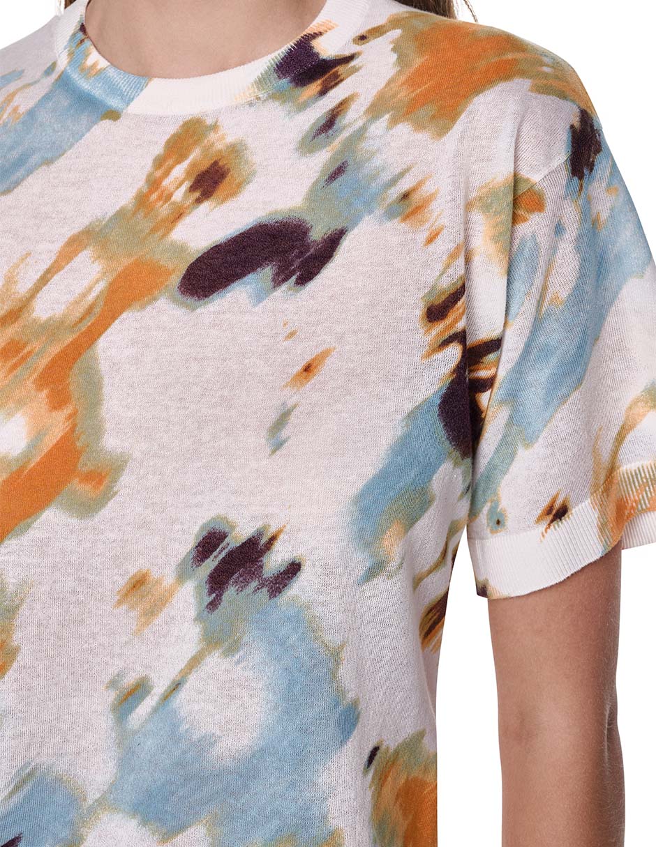 Blusa manga corta para mujer 4