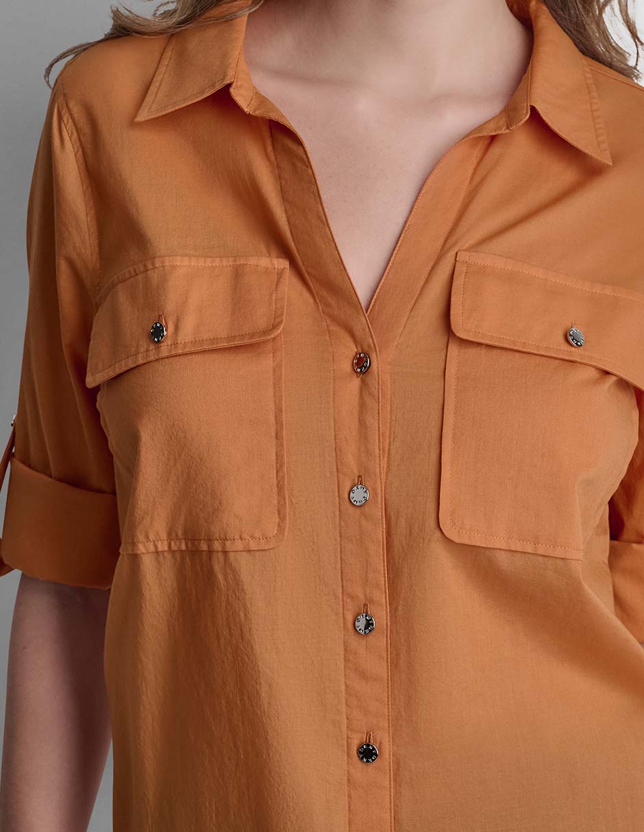 Blusa manga larga para mujer 8