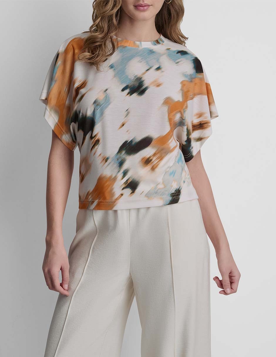 Blusa manga corta para mujer 3