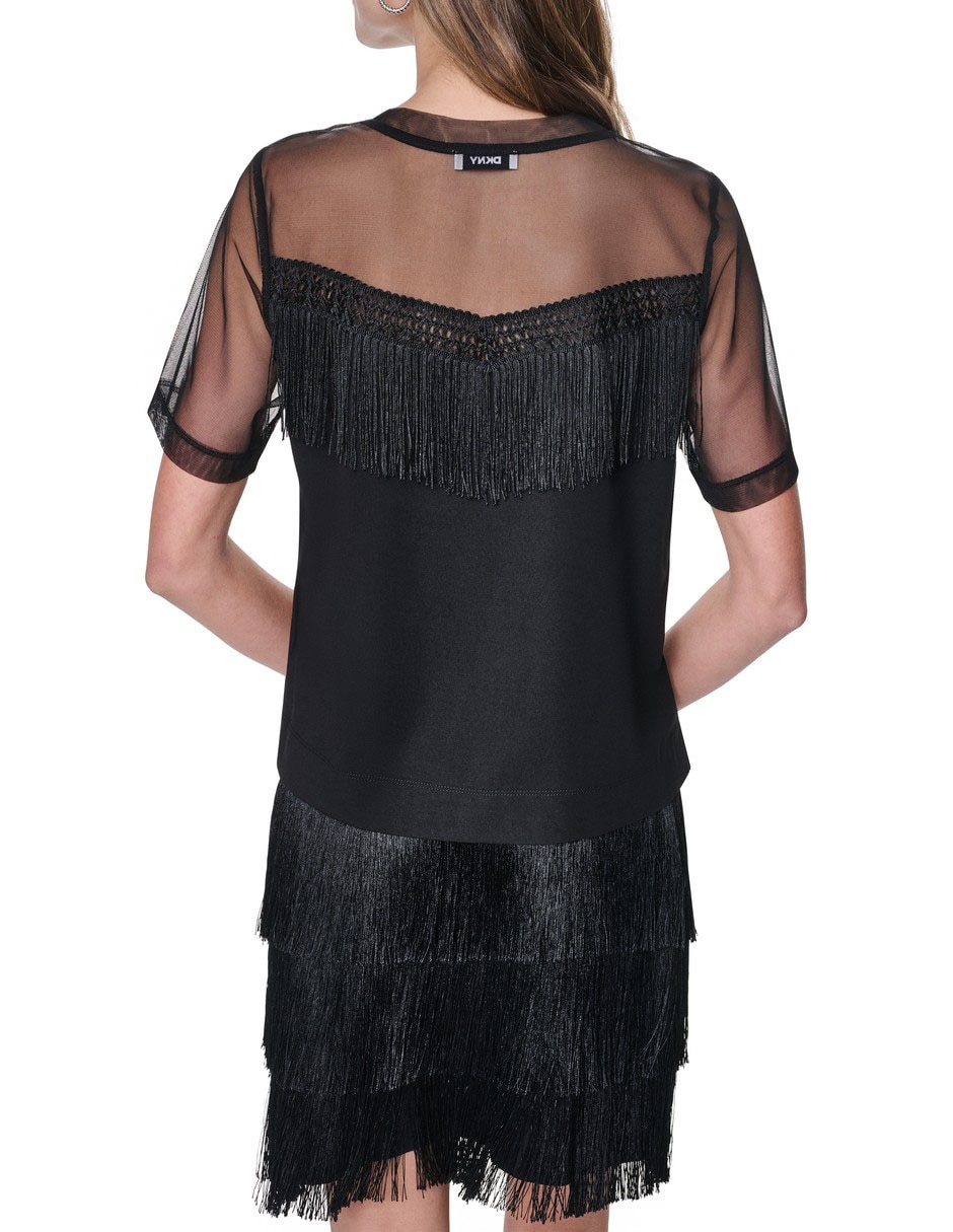Blusa manga corta para mujer 5