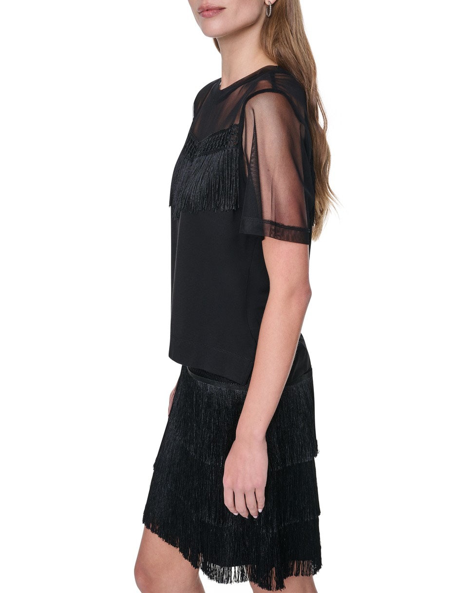 Blusa manga corta para mujer 6