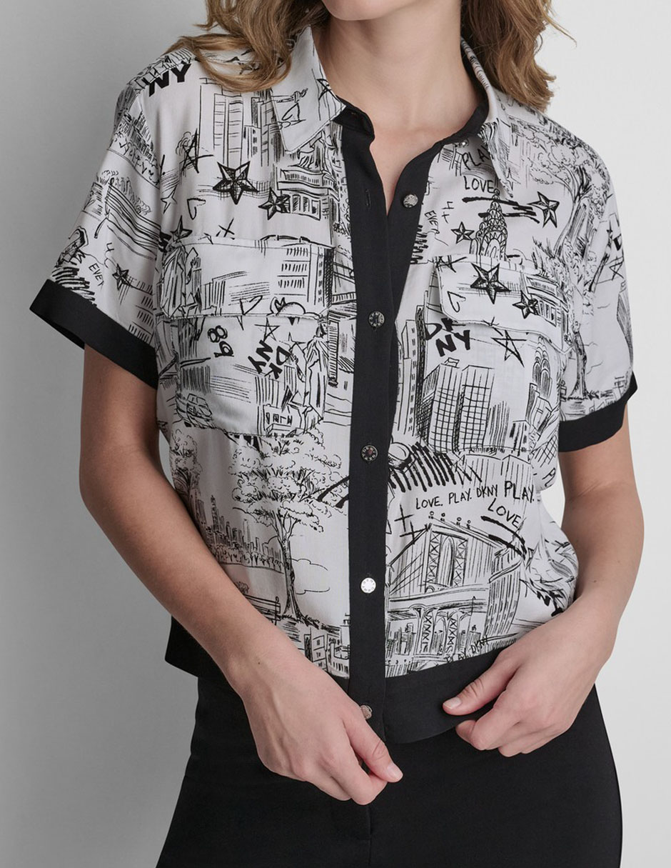 Blusa manga corta para mujer Blusa manga corta para mujer