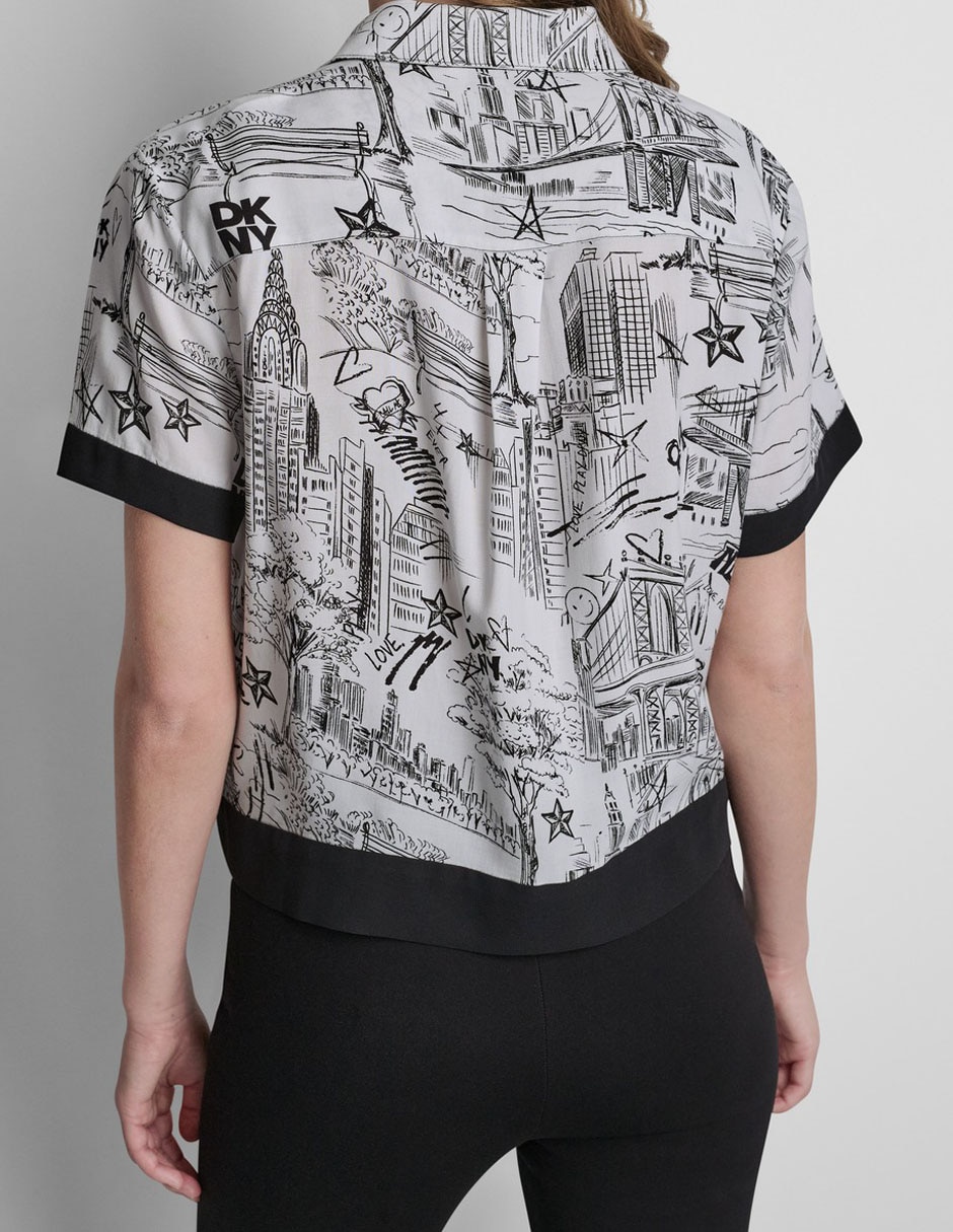 Blusa manga corta para mujer 4