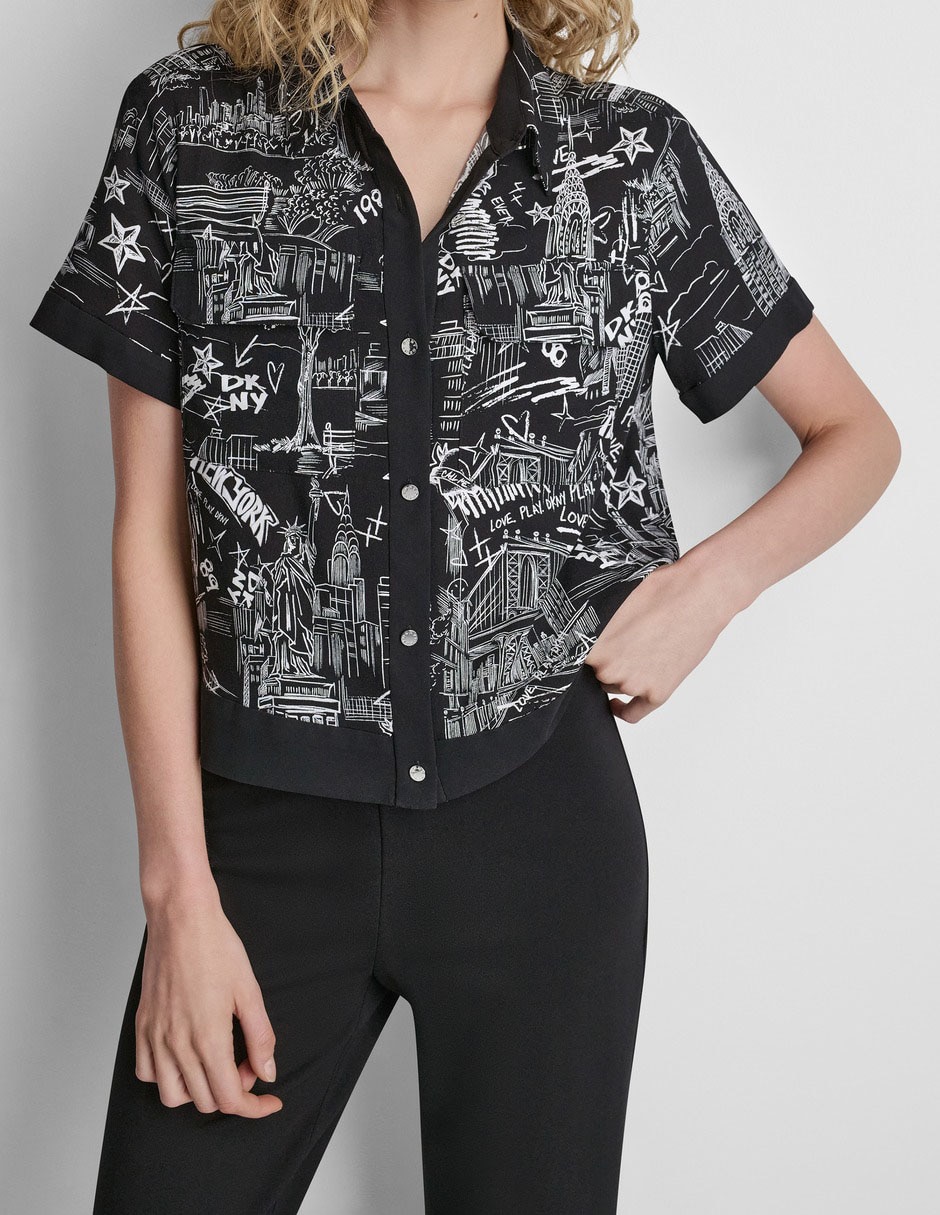 Blusa manga corta para mujer Blusa manga corta para mujer