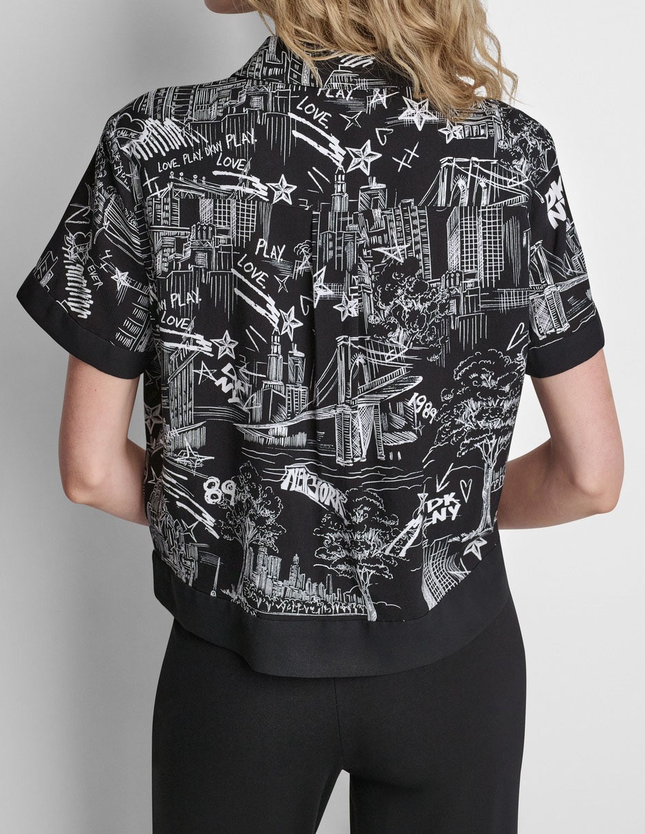Blusa manga corta para mujer 3