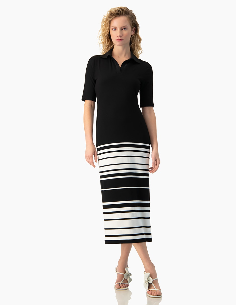 Vestido midi casual para mujer Vestido midi casual para mujer