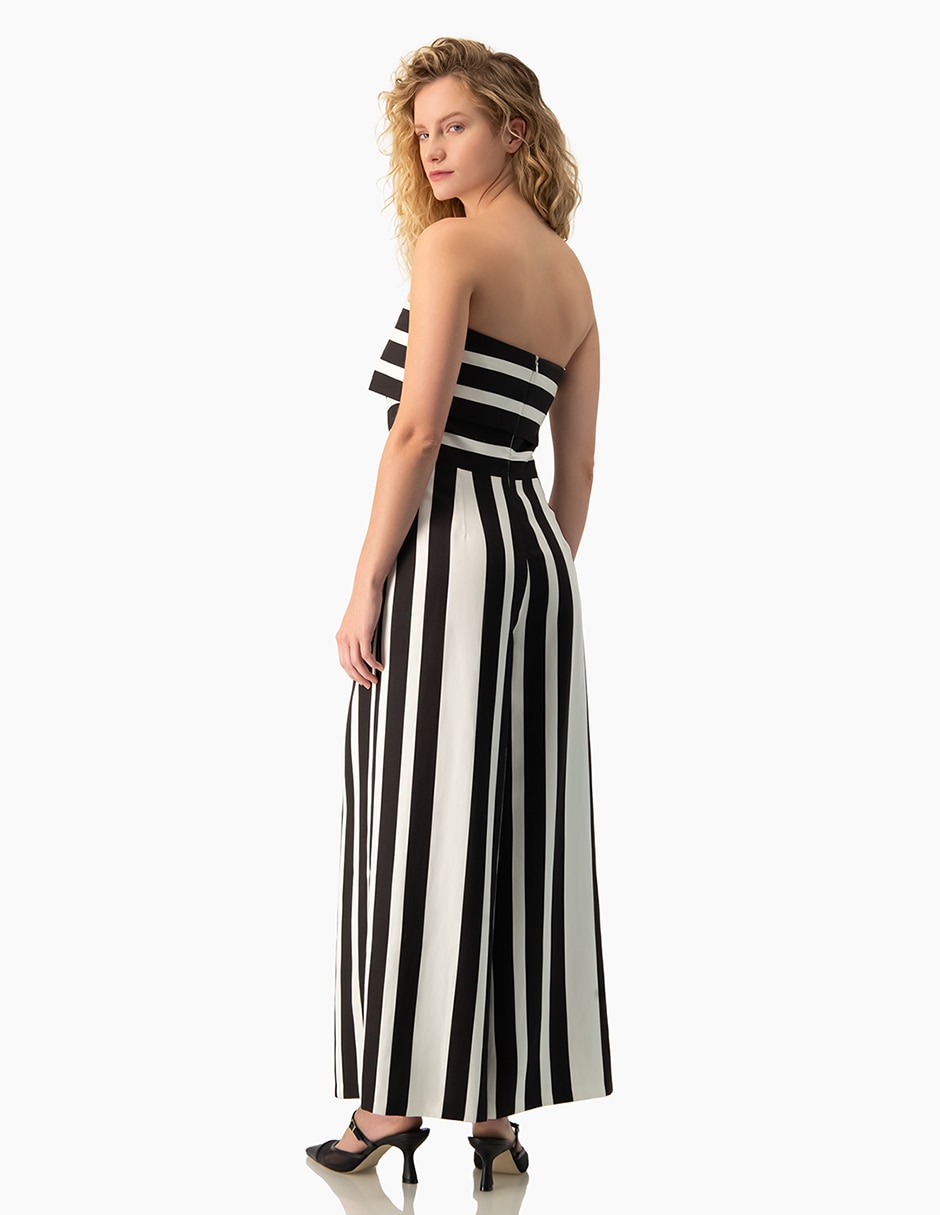 Jumpsuit estampado bloques de color para mujer 3