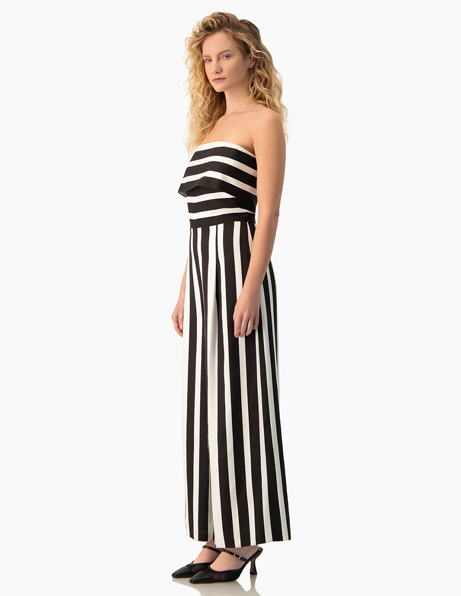 Jumpsuit estampado bloques de color para mujer 4