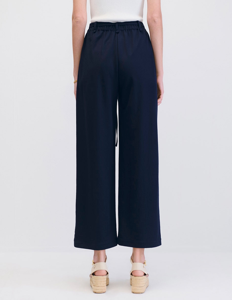 Pantalón regular julio wide leg para mujer