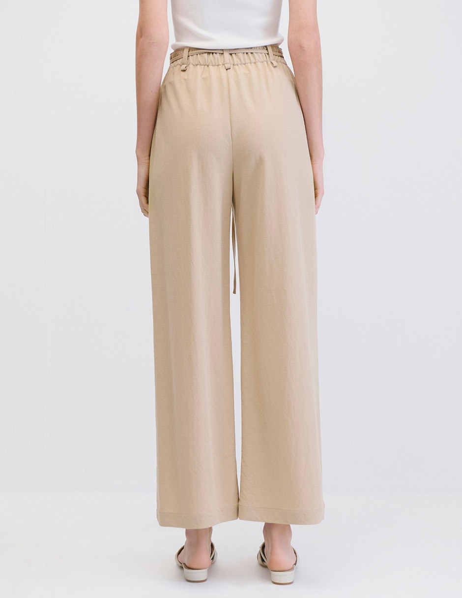 Pantalón regular julio wide leg para mujer