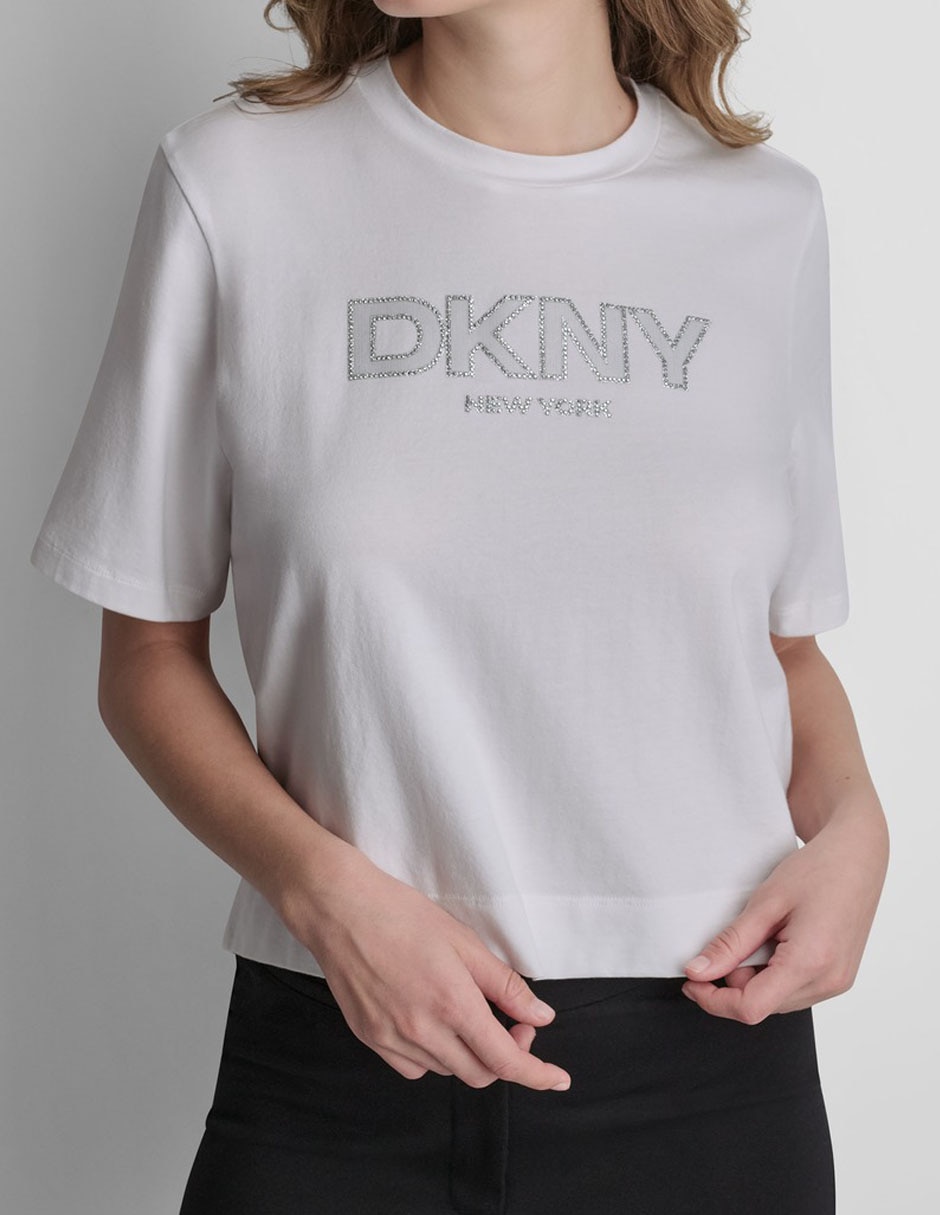 Playera manga corta cuello redondo para mujer Playera manga corta cuello redondo para mujer