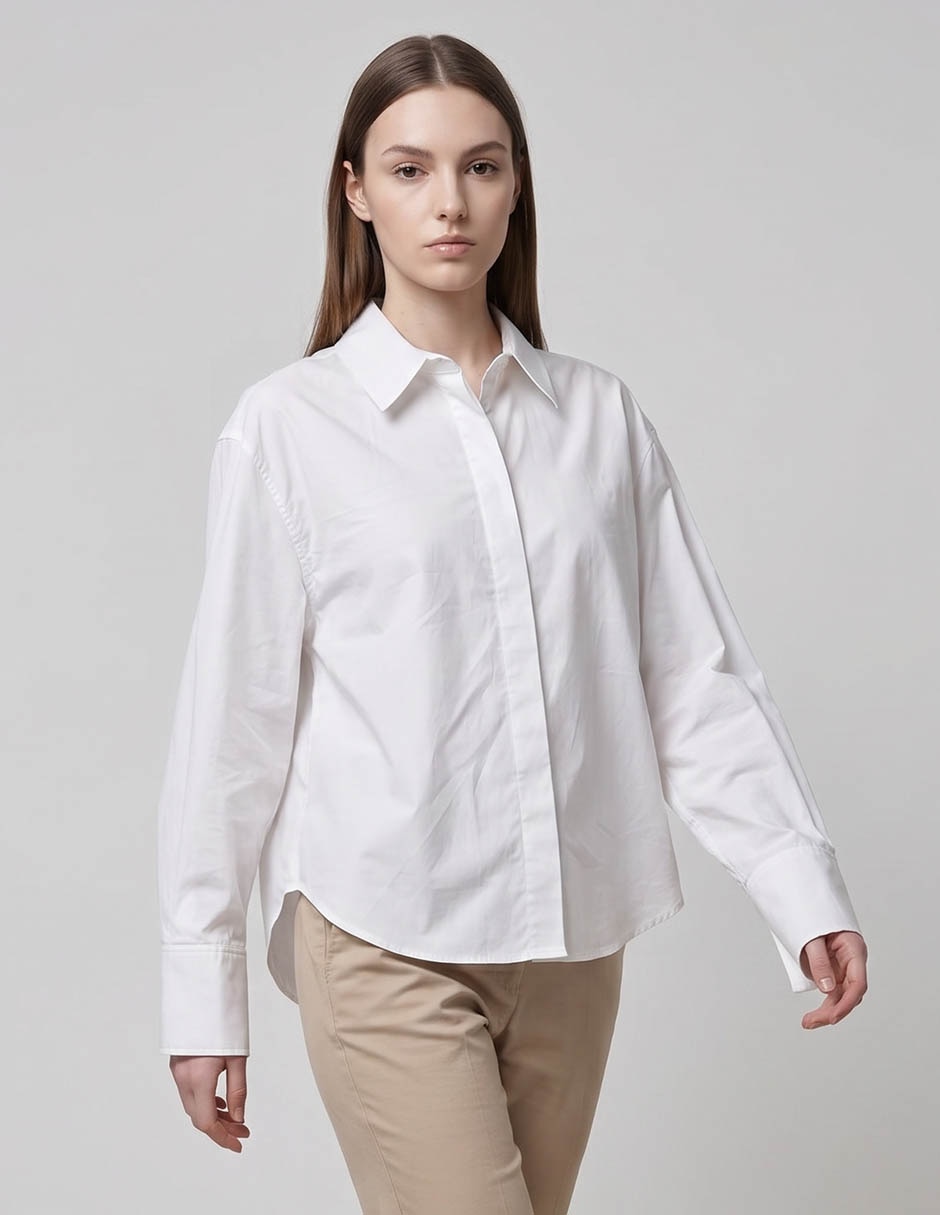 Blusa manga larga para mujer