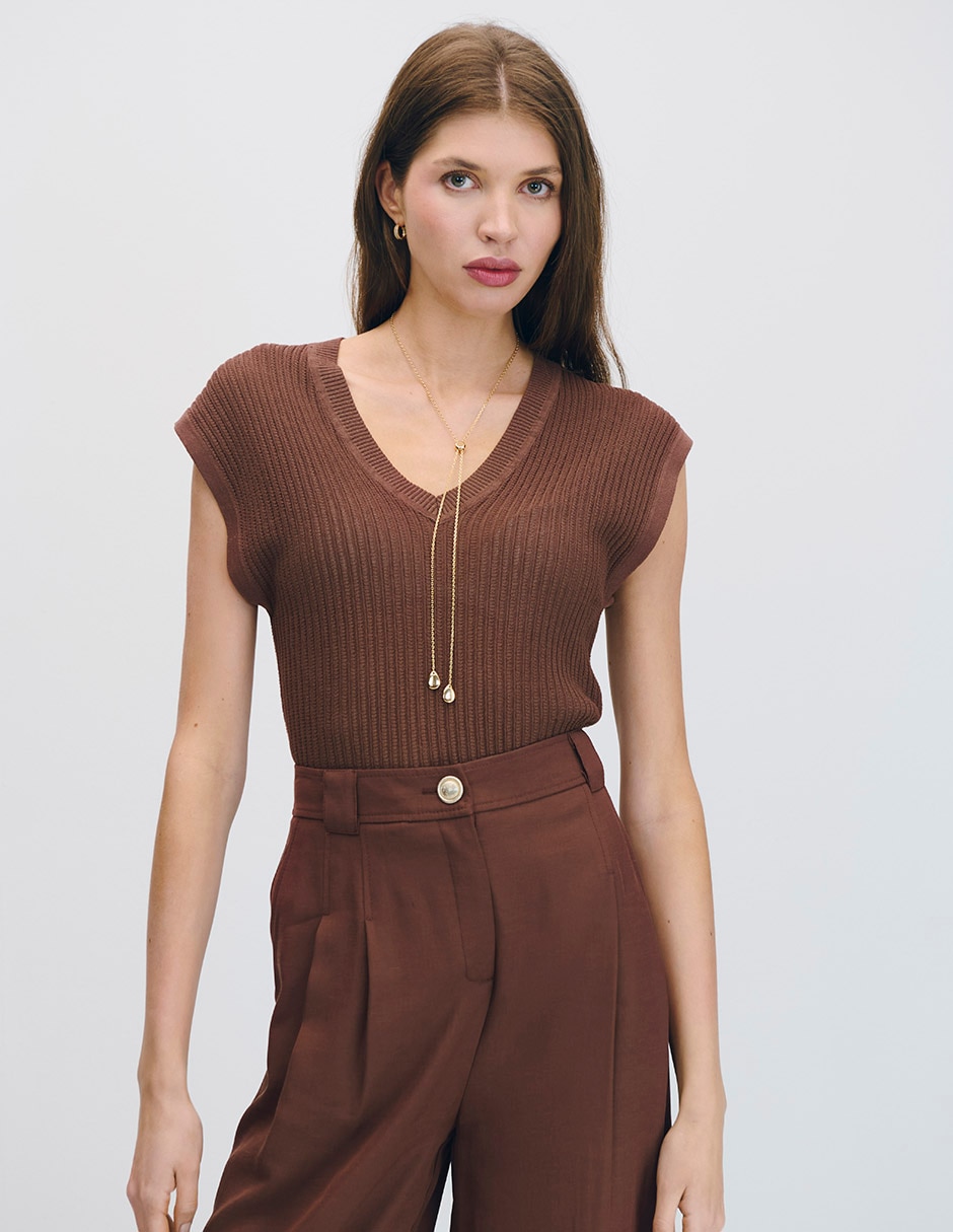 Blusa trevi "manga" corta "para mujer" 1