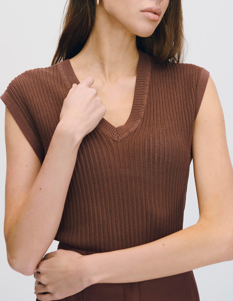 Blusa trevi "manga" corta "para mujer" 5