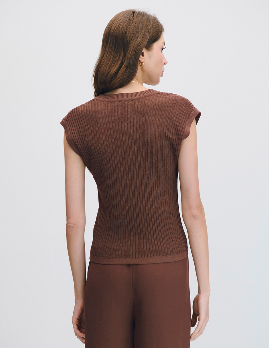 Blusa trevi "manga" corta "para mujer" 7