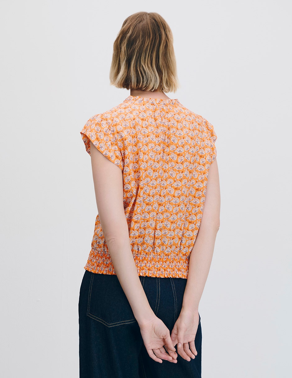 Blusa manga corta para mujer 6