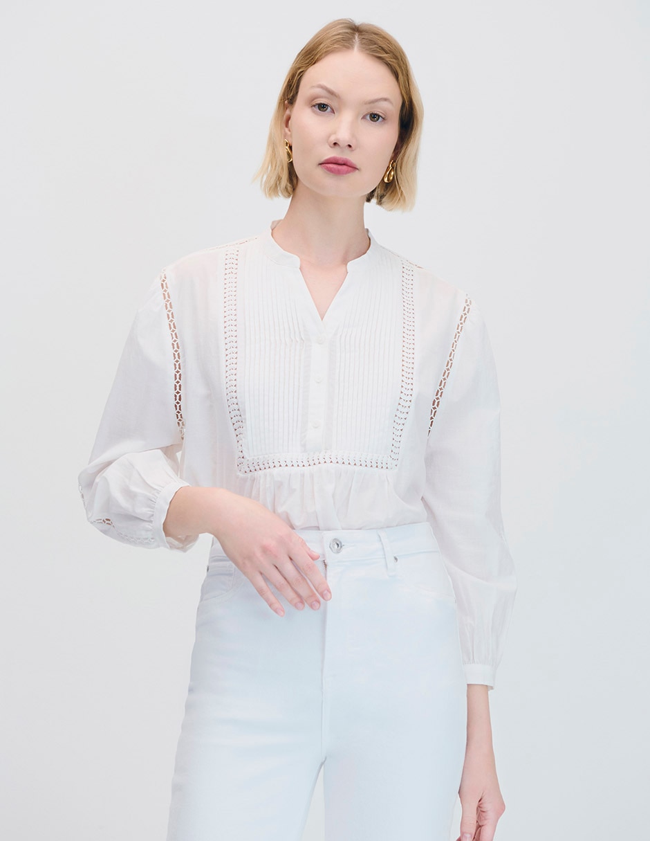 Blusa manga larga Julio para mujer
