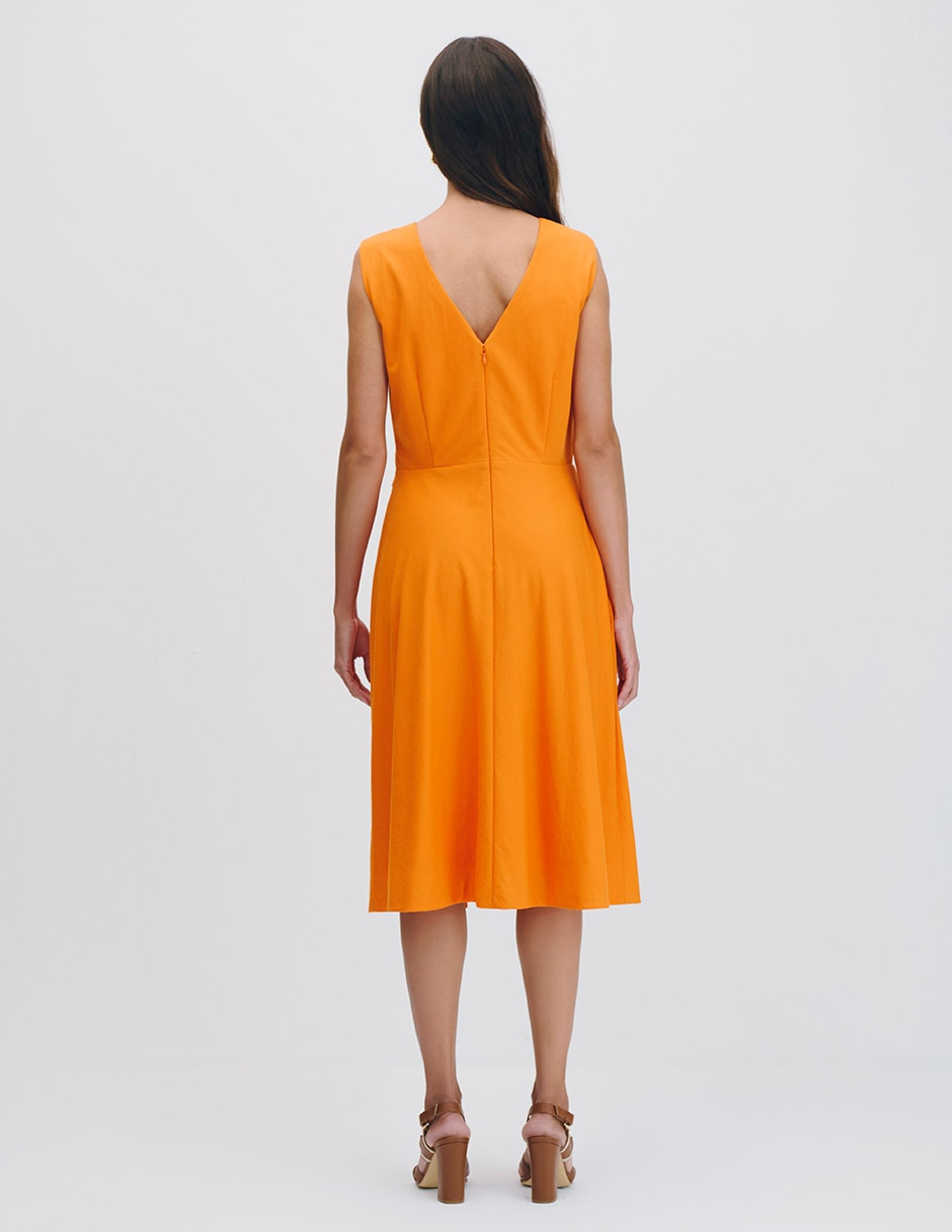 Vestido midi casual para mujer