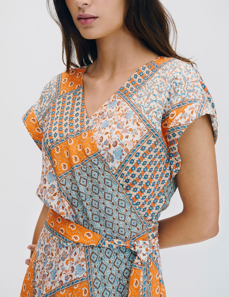 Vestido midi casual para mujer