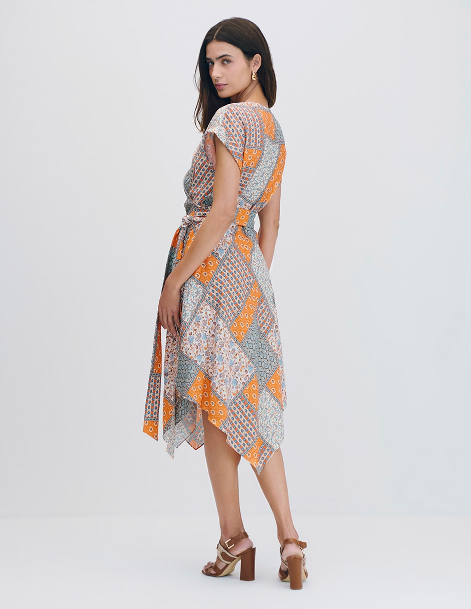 Vestido midi casual para mujer