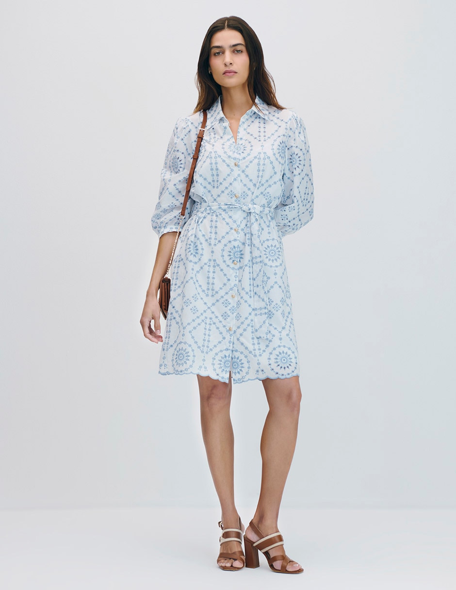 Vestido arriba rodilla casual para mujer