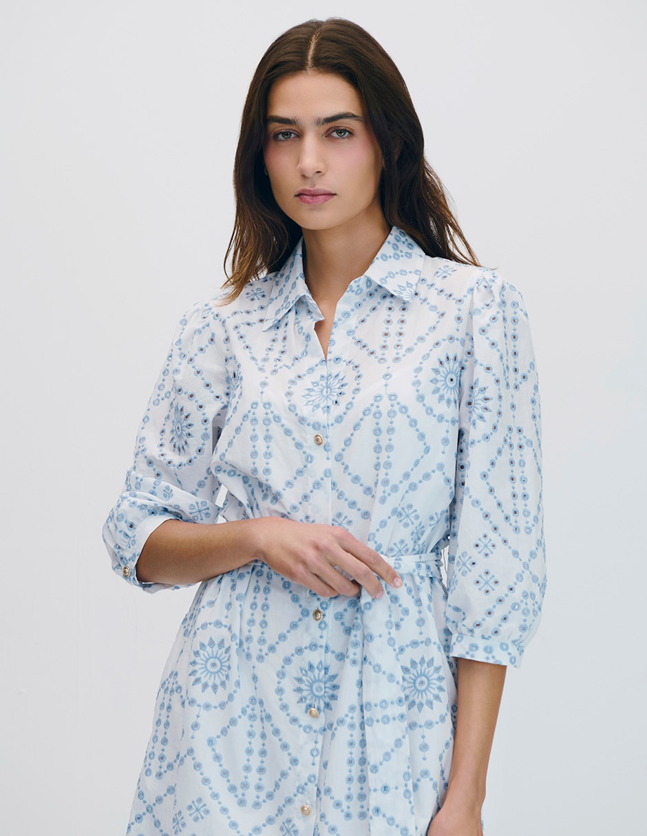 Vestido arriba rodilla casual para mujer