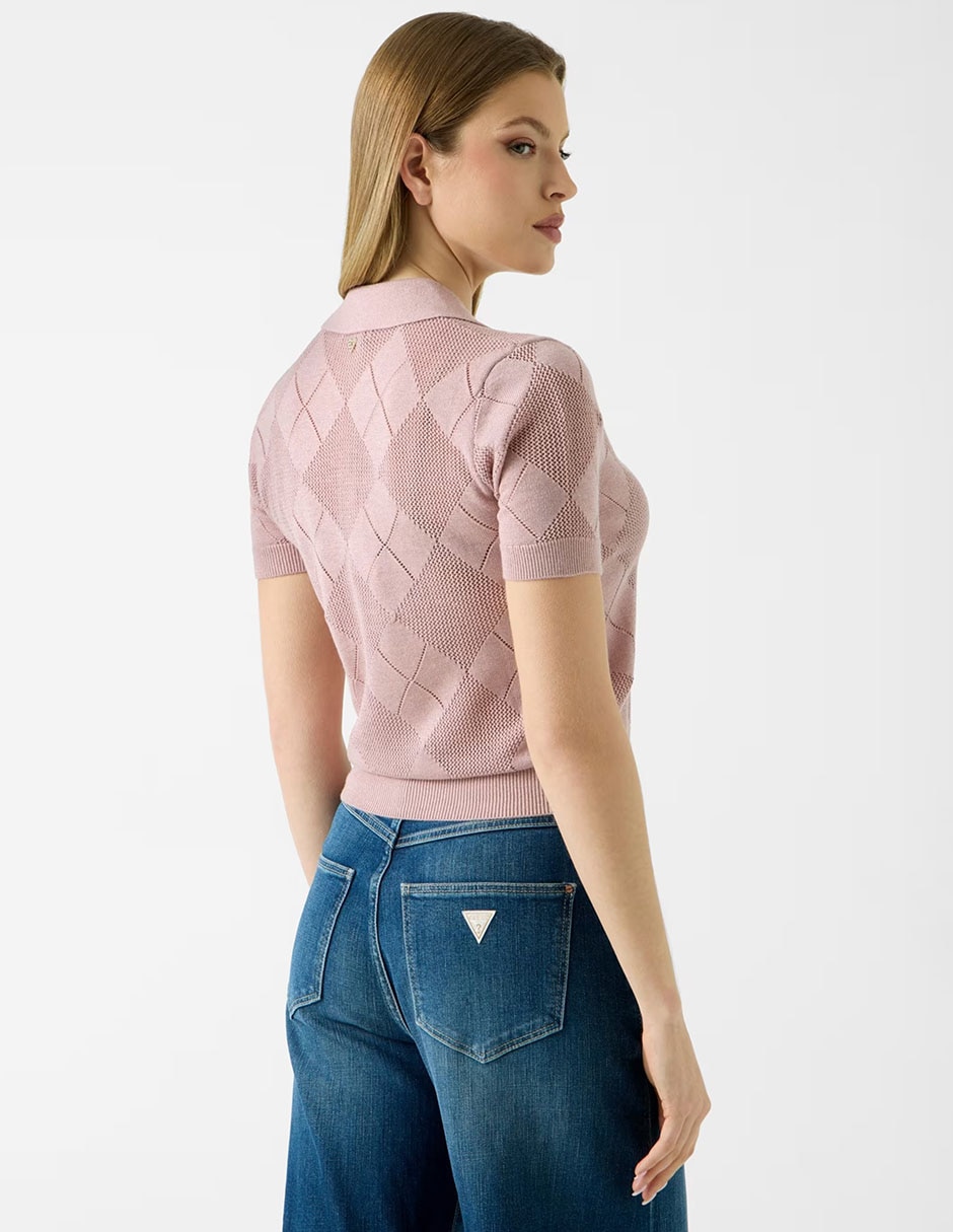 Playera tipo polo para mujer 2