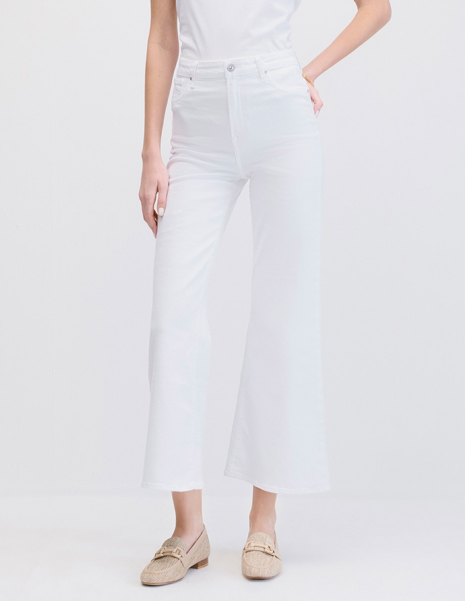 Jeans flare cintura alta para mujer Jeans flare cintura alta para mujer