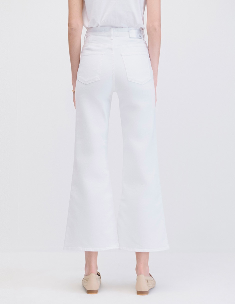Jeans flare cintura alta para mujer 3