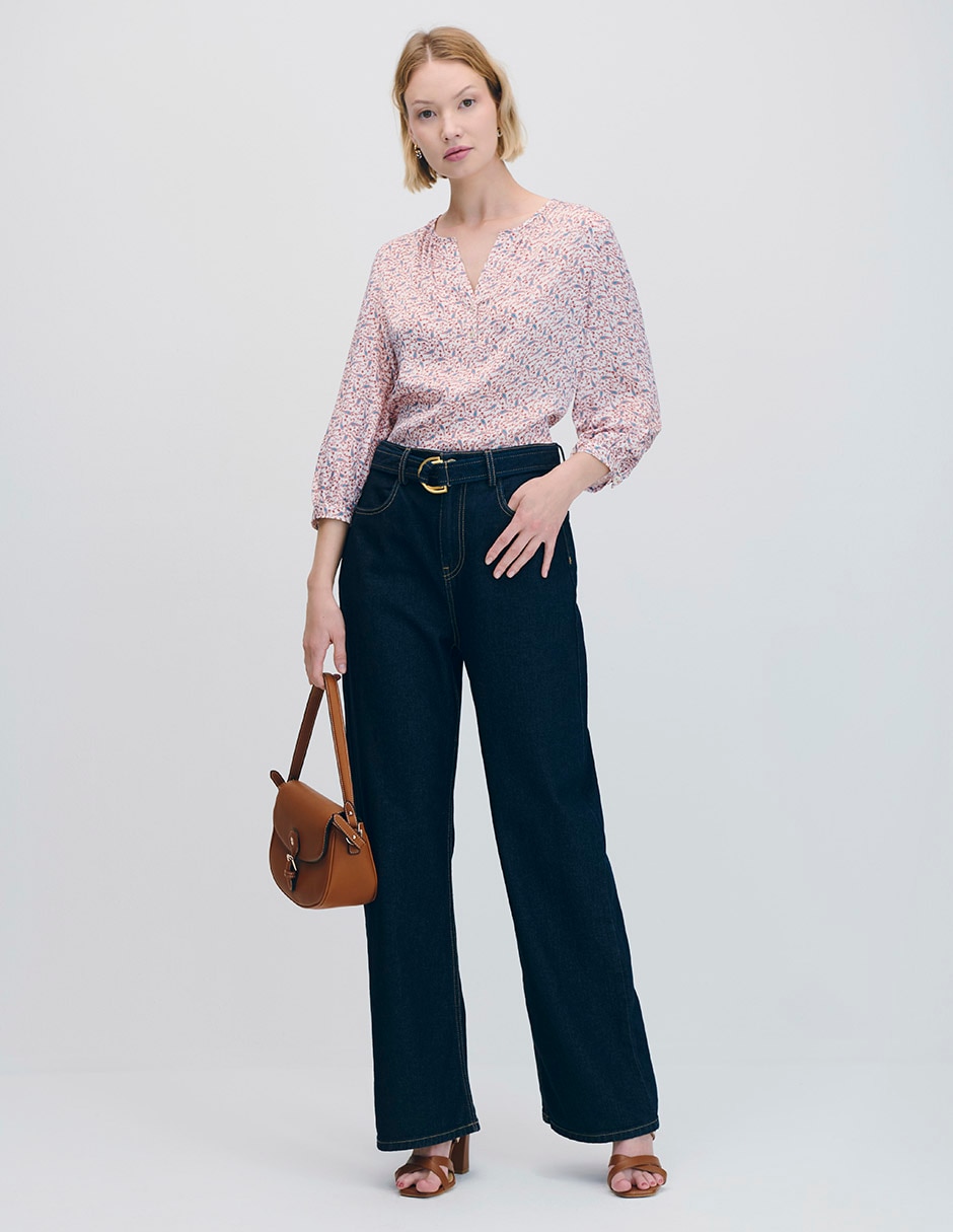 Blusa manga 3/4 para mujer 5