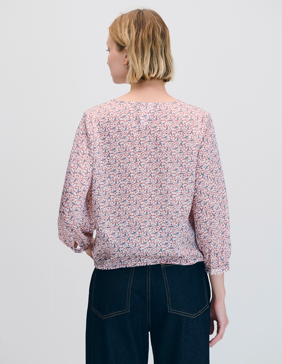 Blusa manga 3/4 para mujer 6