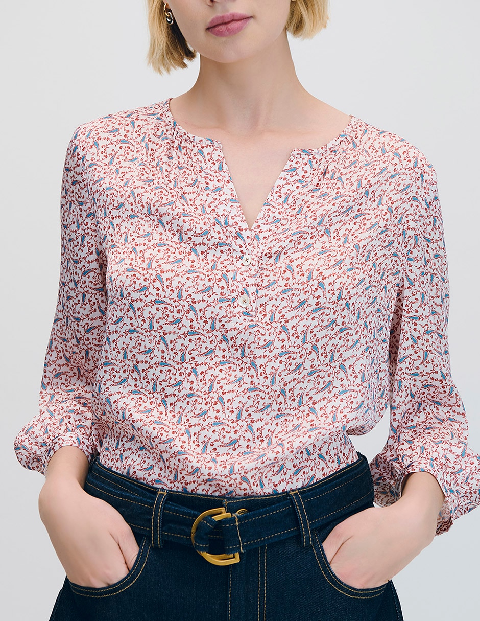 Blusa manga 3/4 para mujer 7