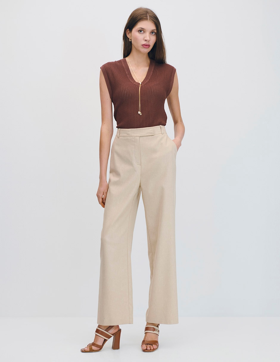 Pantalón straight para mujer 4